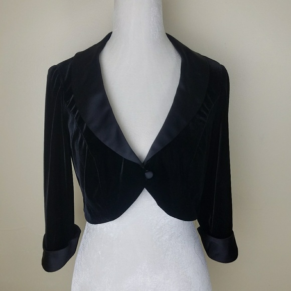 cropped evening jacket
